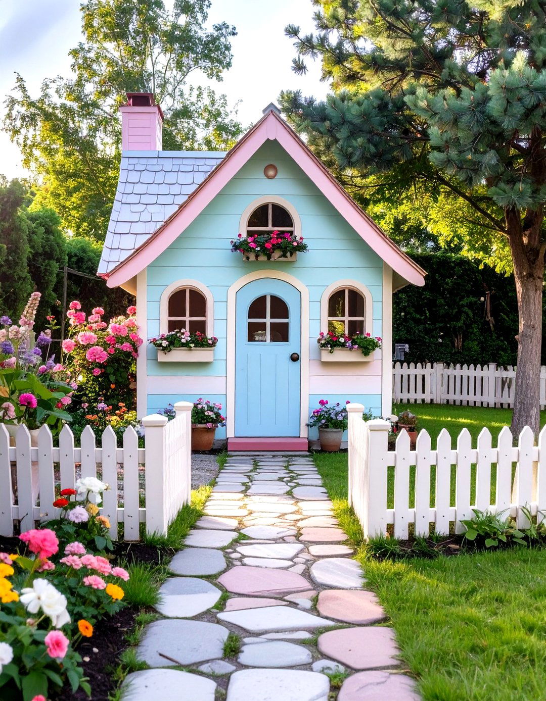 The Storybook Cottage Playground - 30 kid friendly small backyard playground ideas