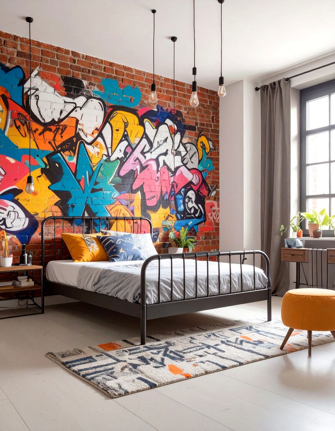 The Street Art and Graffiti Bedroom - 30 boy bedroom ideas