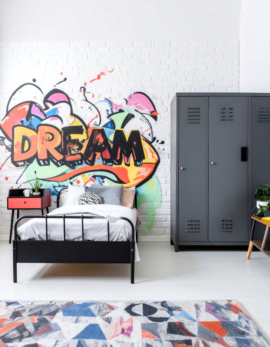 The Street Art and Graffiti Bedroom - 30 cool boys bedroom ideas