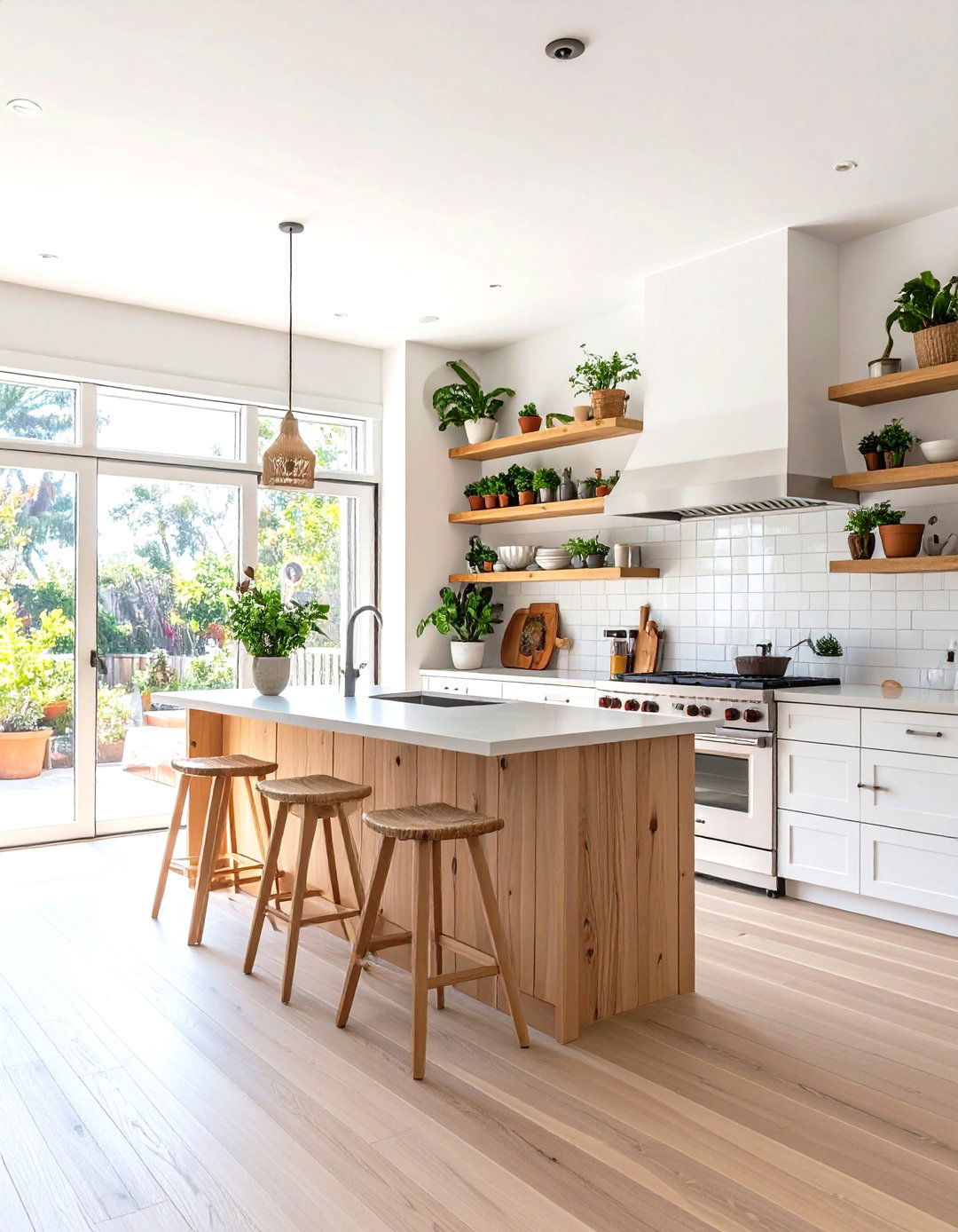 The Sun Drenched California Kitchen - 30 earthy boho kitchen ideas