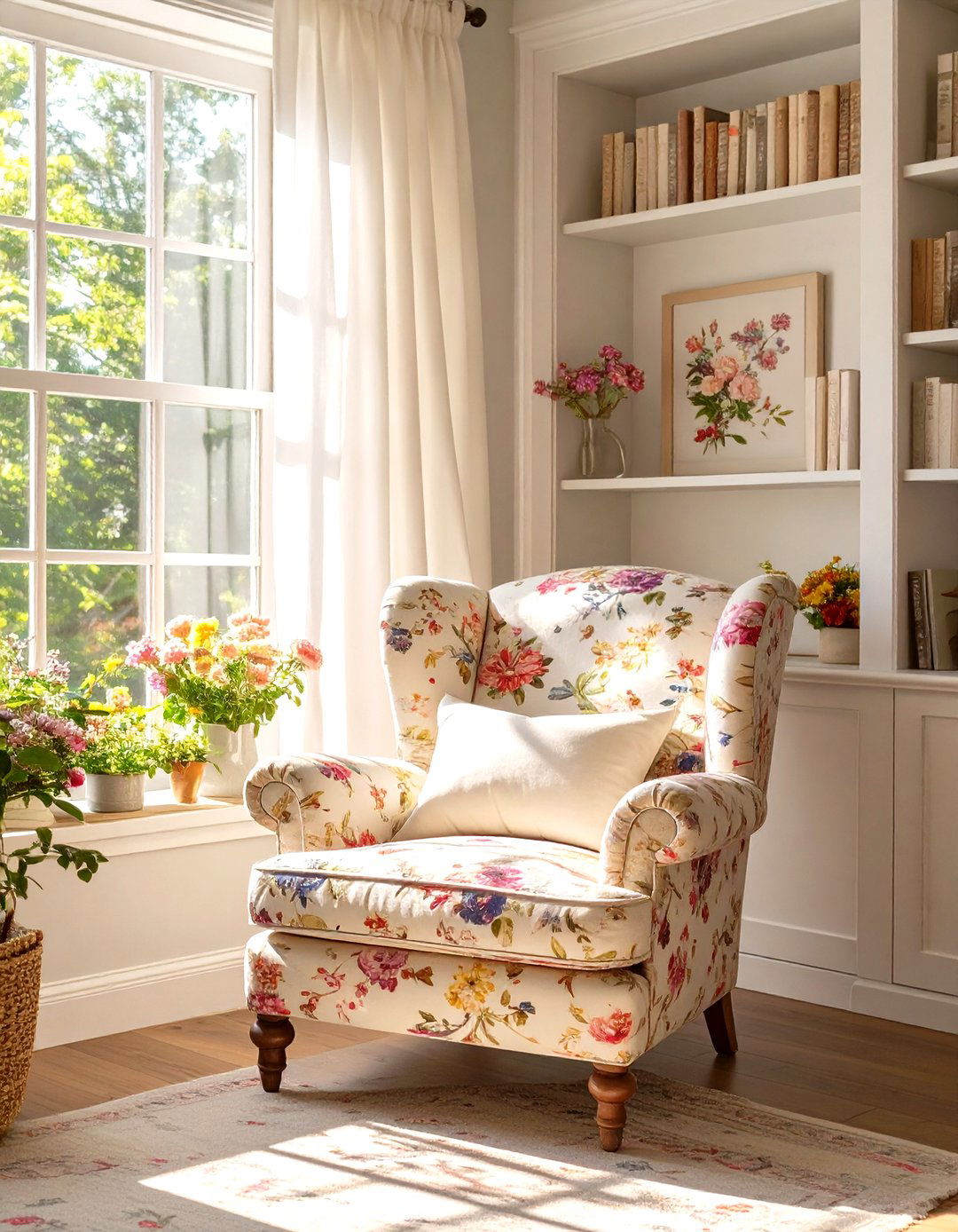 The Sun Drenched Reading Nook - 30 cottage core interior design ideas