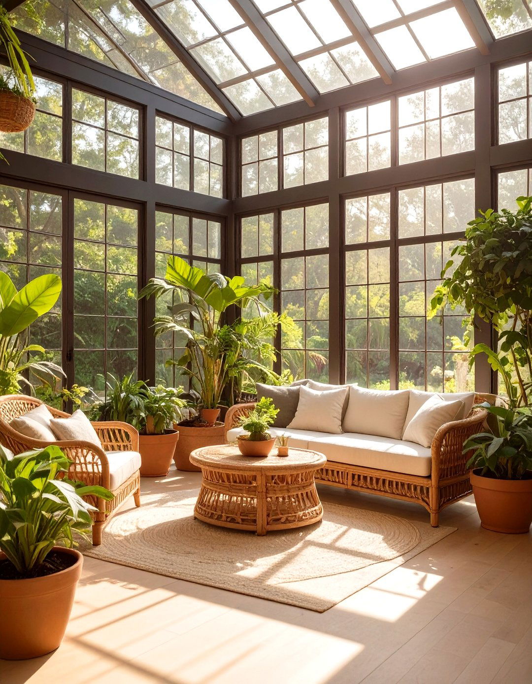 The Sun Drenched Rustic Sunroom - 30 modern rustic interior design ideas