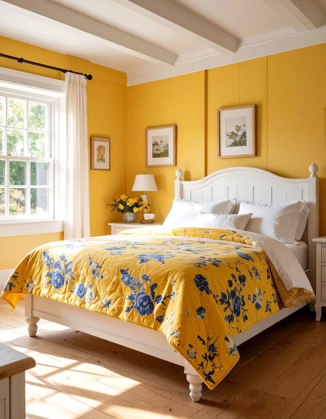 The Sun Drenched Yellow Bedroom - 30 french country bedroom ideas