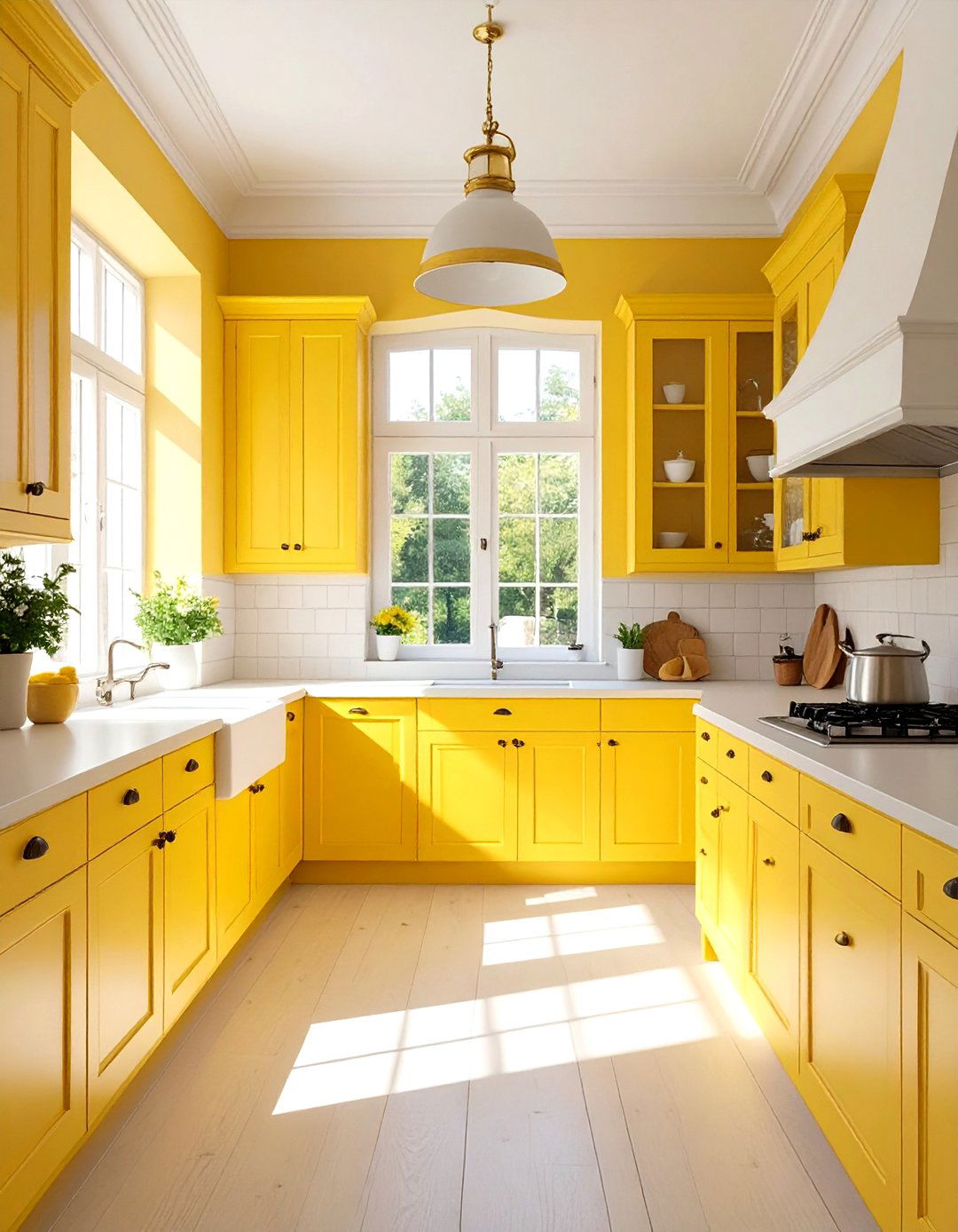 The Sun Drenched Yellow Kitchen - 30 french country kitchen ideas