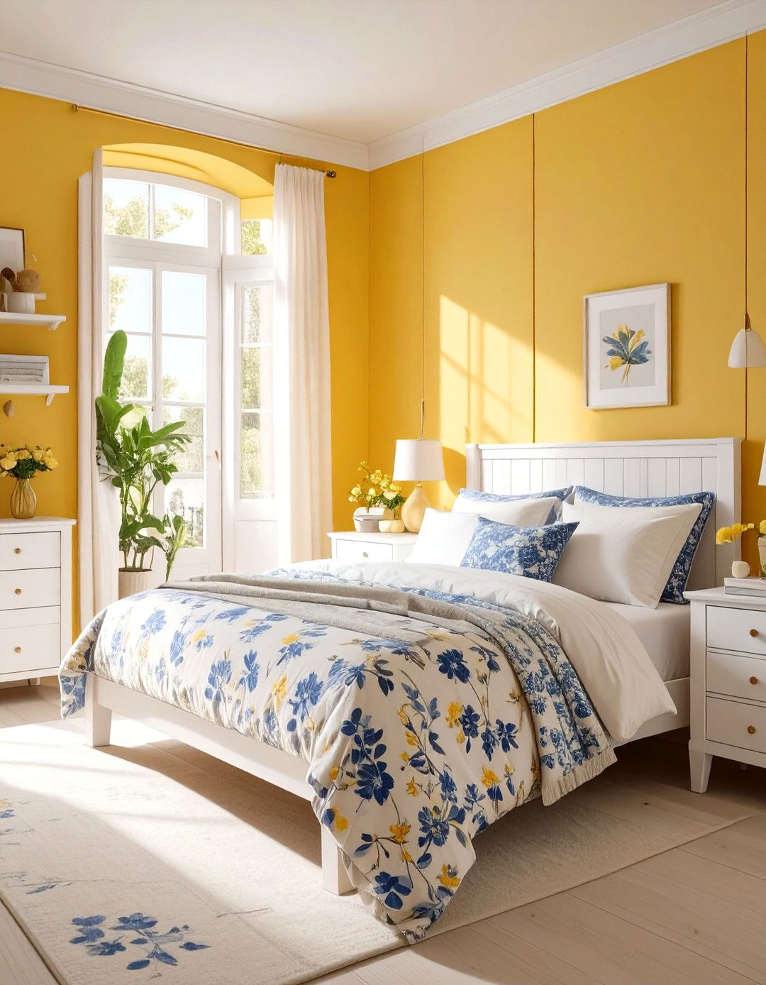 The Sun Kissed Yellow Bedroom - 30 colorful bedroom ideas
