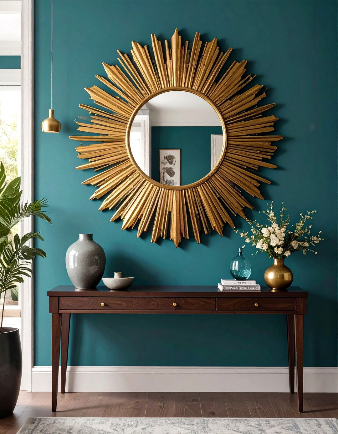 The Sunburst Mirror Accent - 30 ideas for wall decor