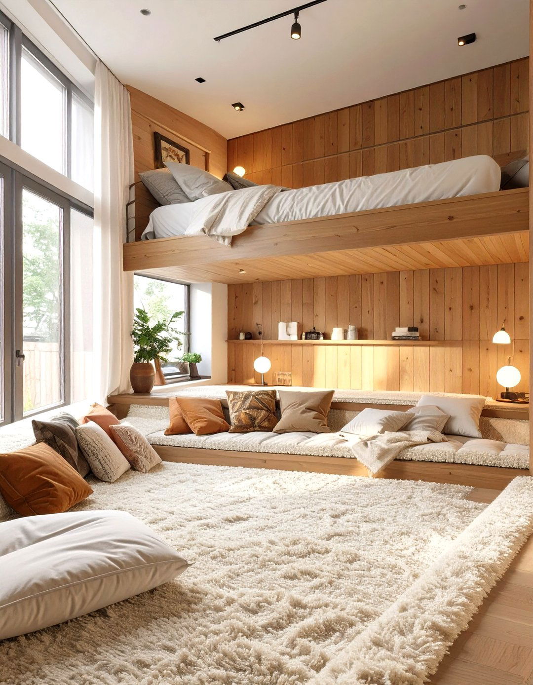 The Sunken Conversation Pit Bedroom Layout - 30 mid century modern bedroom ideas