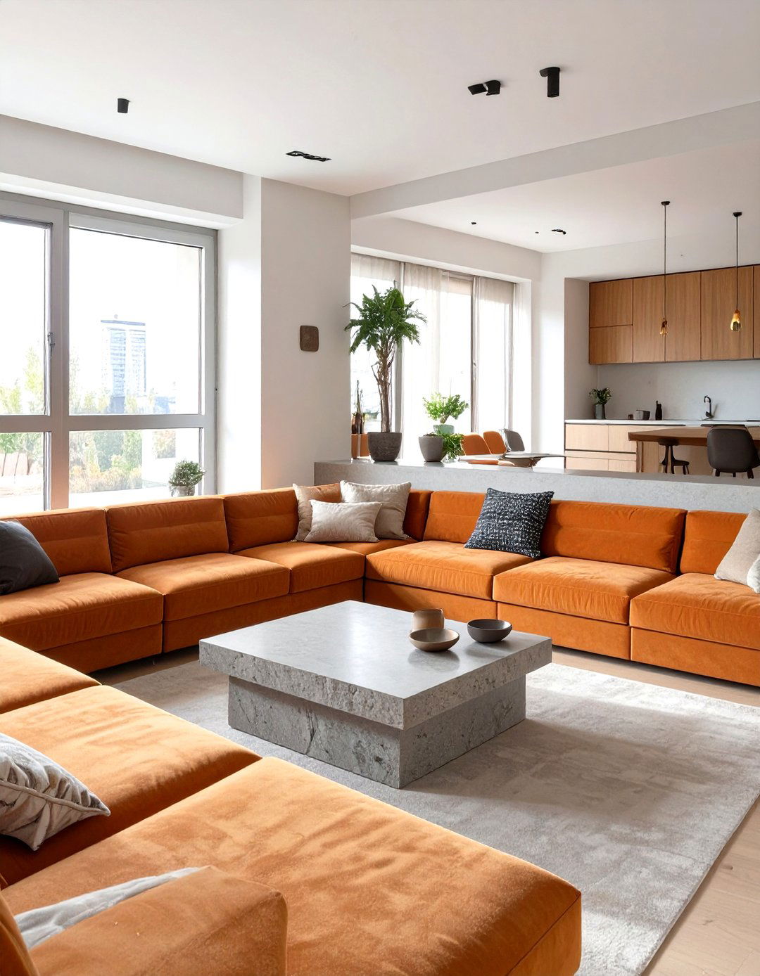 The Sunken Living Room Conversation Pit - 30 mid century living room ideas