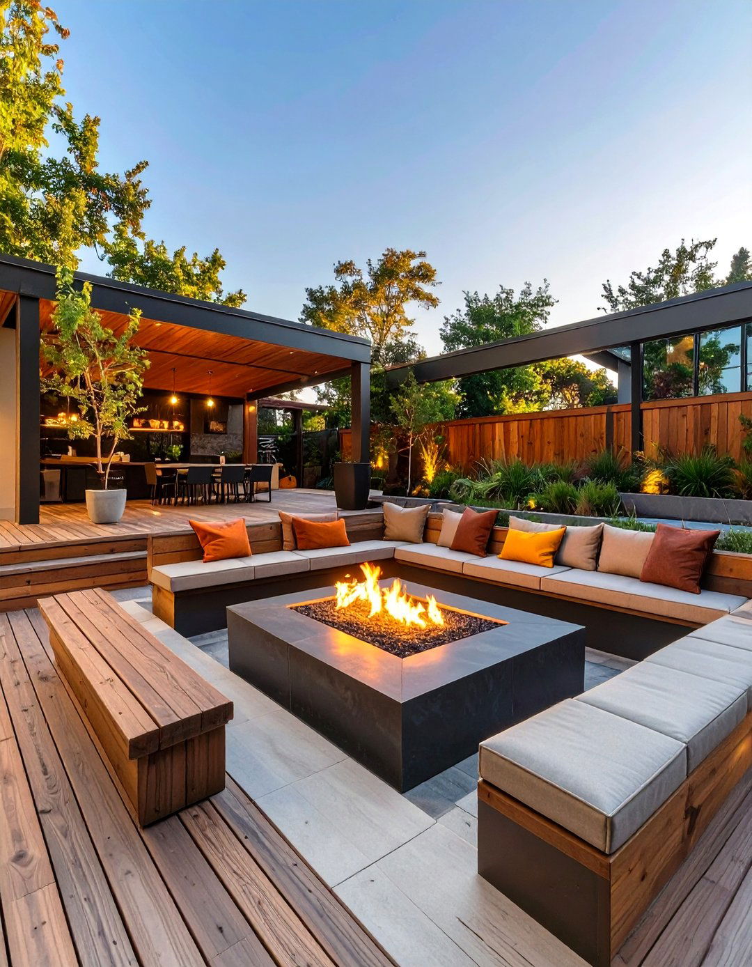 The Sunken Lounge Deck - 30 cool deck ideas