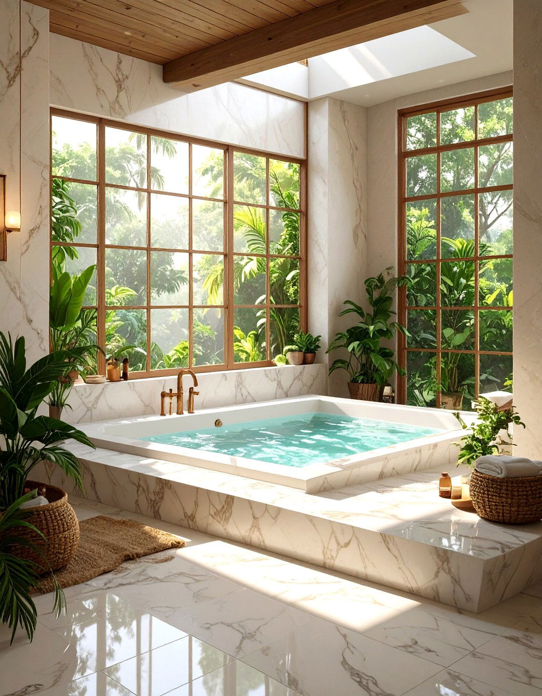 The Sunken Tub Bathroom Design - 30 bathroom layout ideas