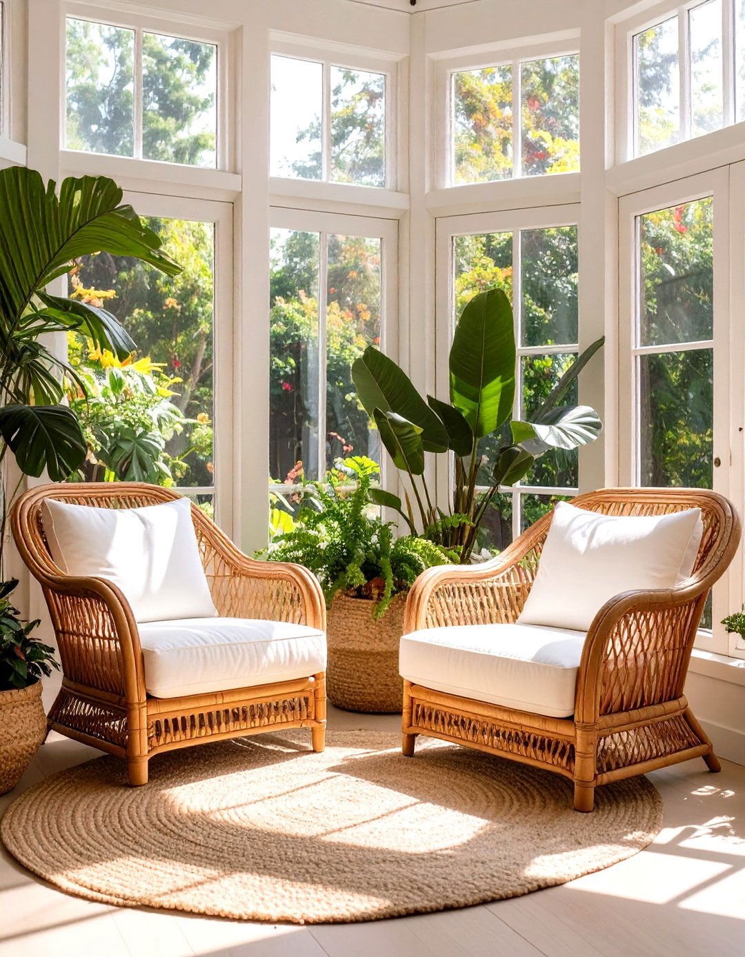 The Sunroom with Natural Textures - 30 modern traditional interior design ideas