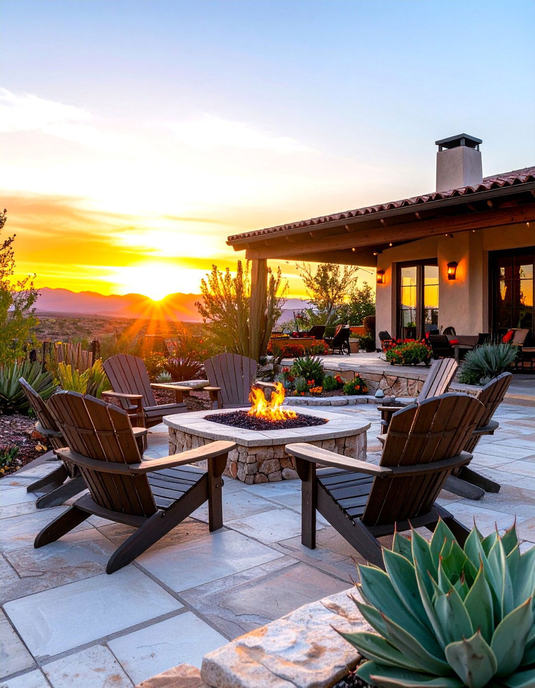 The Sunset Viewing Terrace - 30 desert landscaping ideas