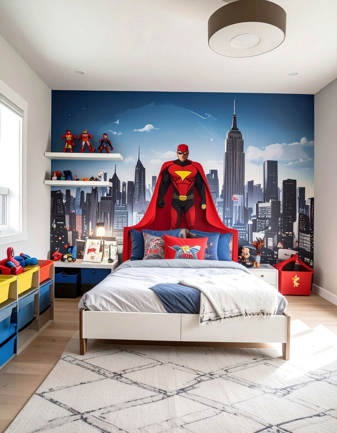 The Superhero Headquarters - 30 kids bedroom ideas for small rooms
