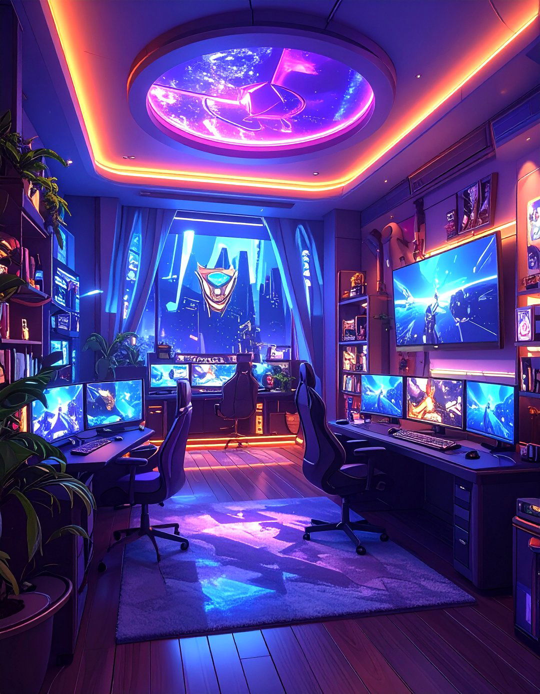 The Superhero Lair Game Room - 30 game room decor ideas