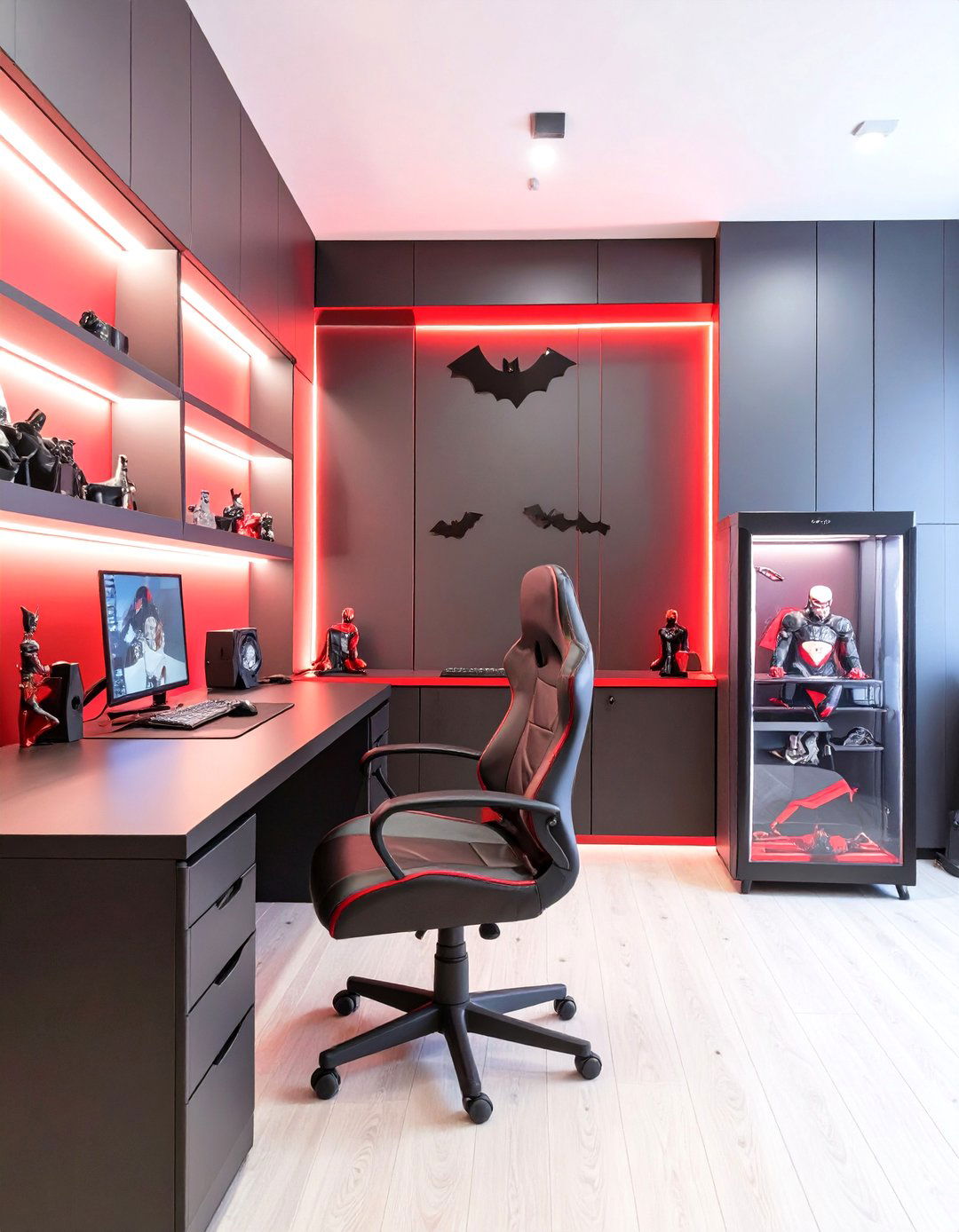 The Superhero Lair Game Room - 30 game room furniture ideas