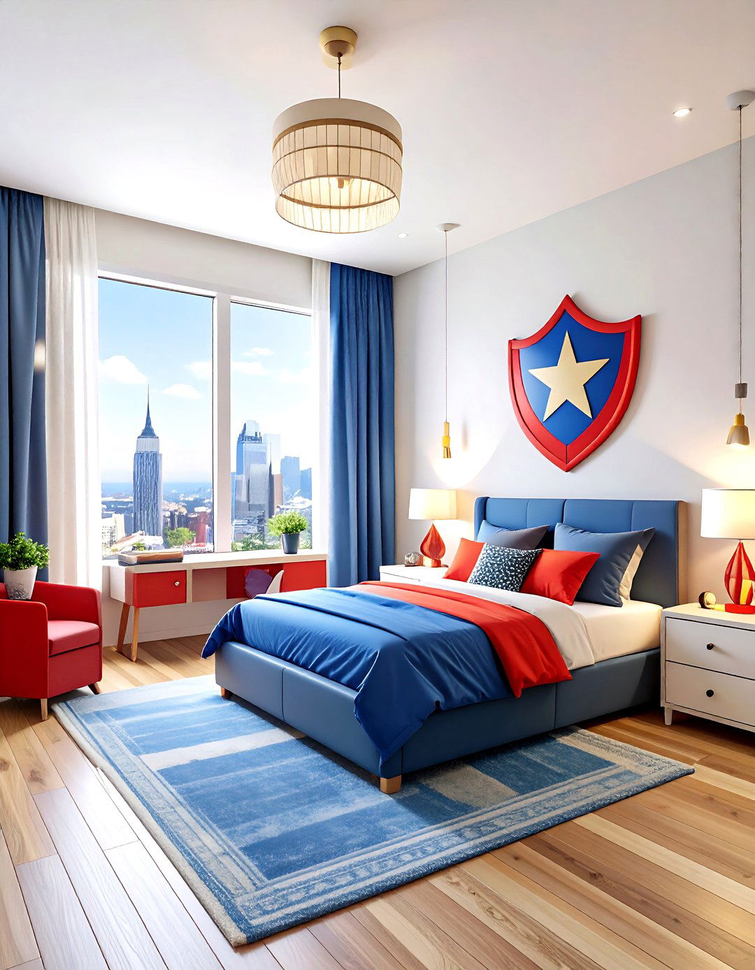 The Superhero Training Headquarters Bedroom - 30 7 year old boy bedroom ideas