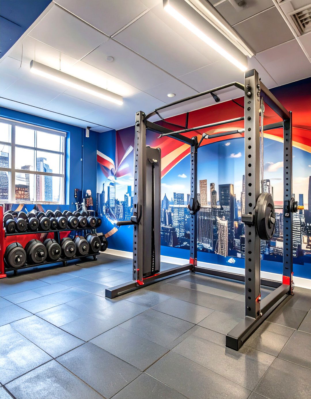 The Superhero Training Lair - 30 basement gym ideas