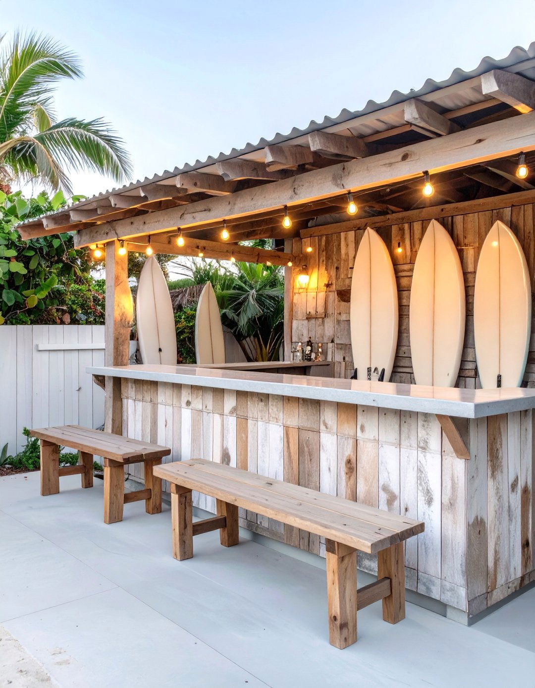 The Surf Shack Tiki Bar - 30 backyard tiki bar ideas