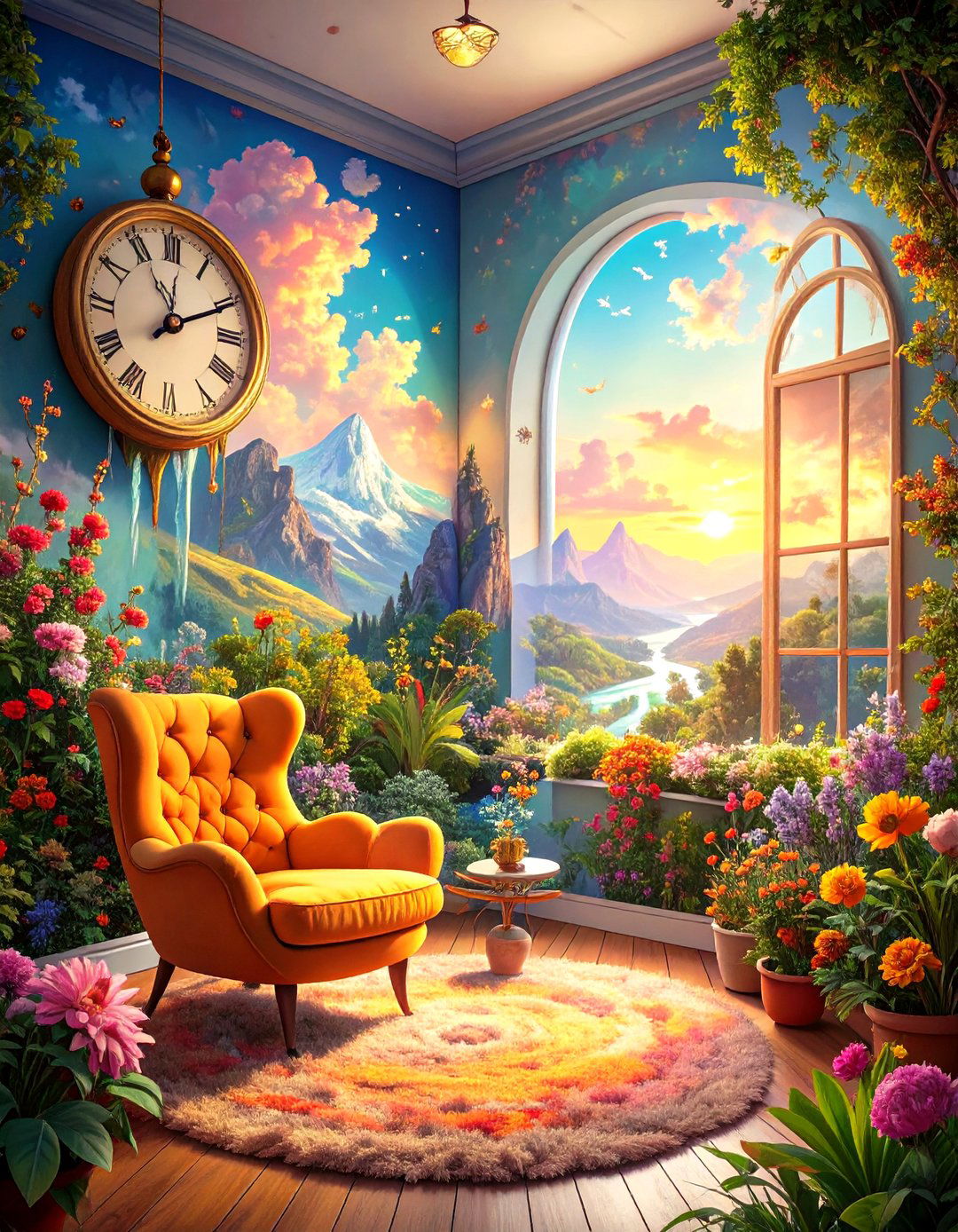 The Surrealist Dreamscape Room - 30 maximalism interior design ideas