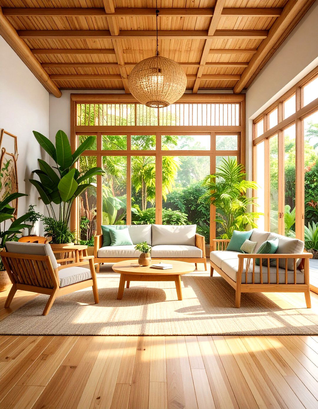 The Sustainable Bamboo Themed Eco House - 30 indian interior design ideas
