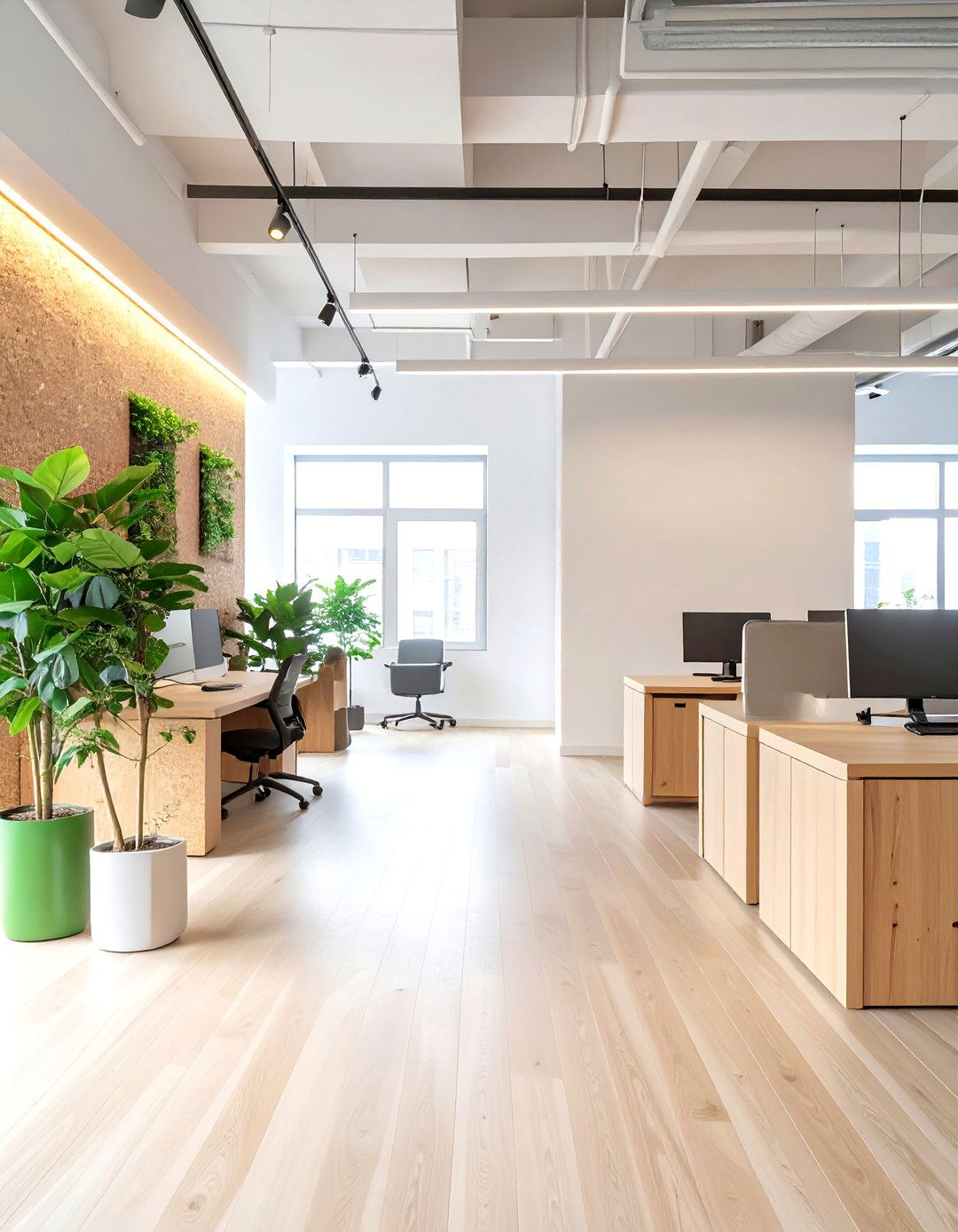 The Sustainable Eco Minimalist Space - 30 office ideas for work