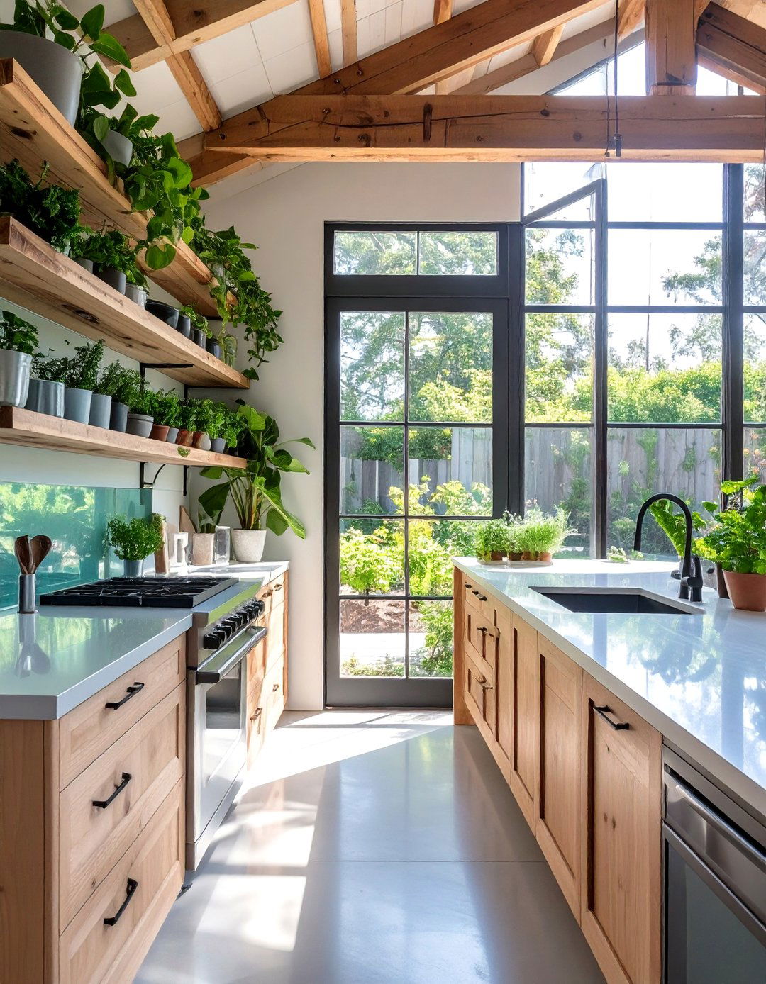 The Sustainable Green Kitchen - 30 barndominium kitchen ideas