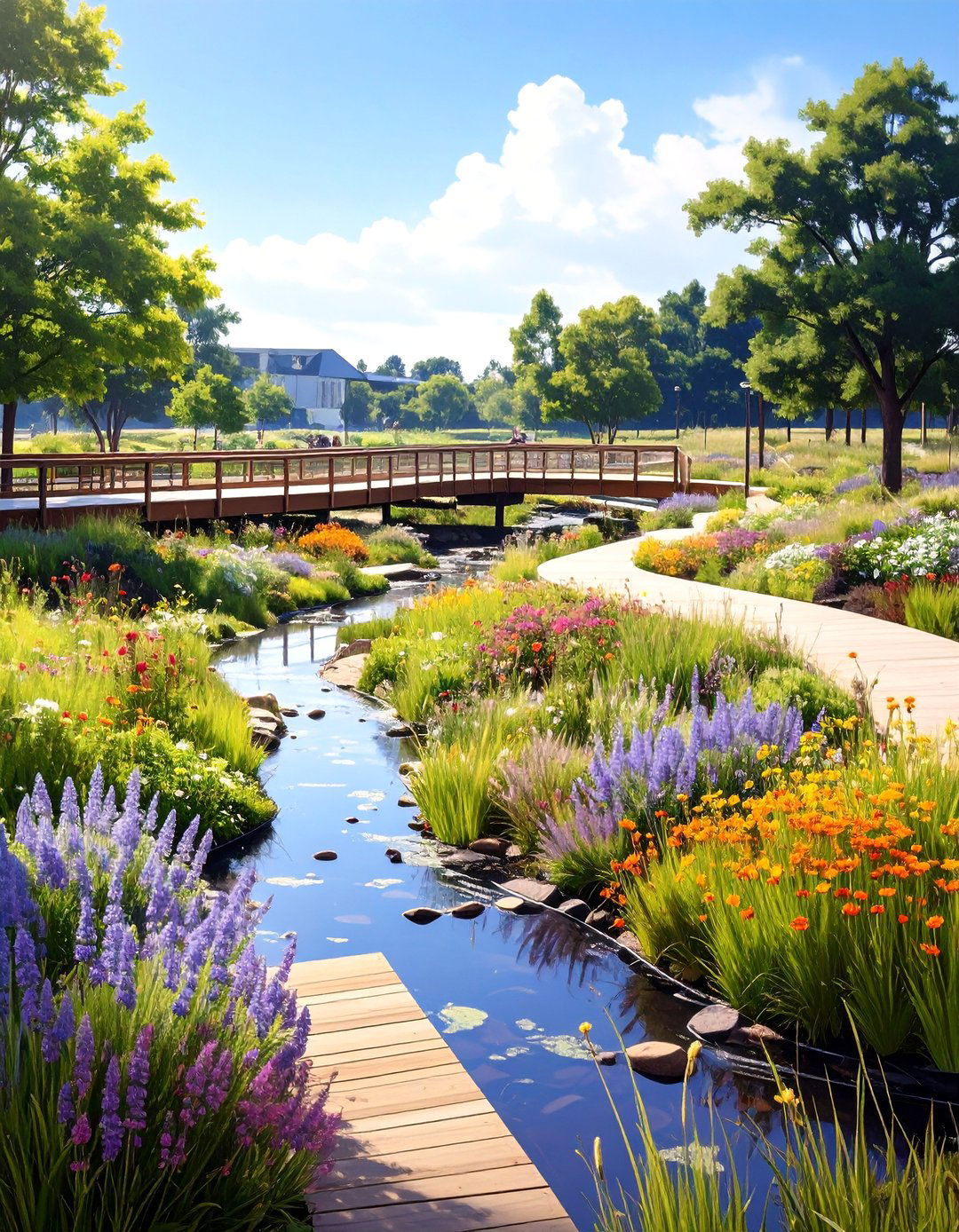 The Sustainable Stormwater Sanctuary - 30 commercial landscape design ideas