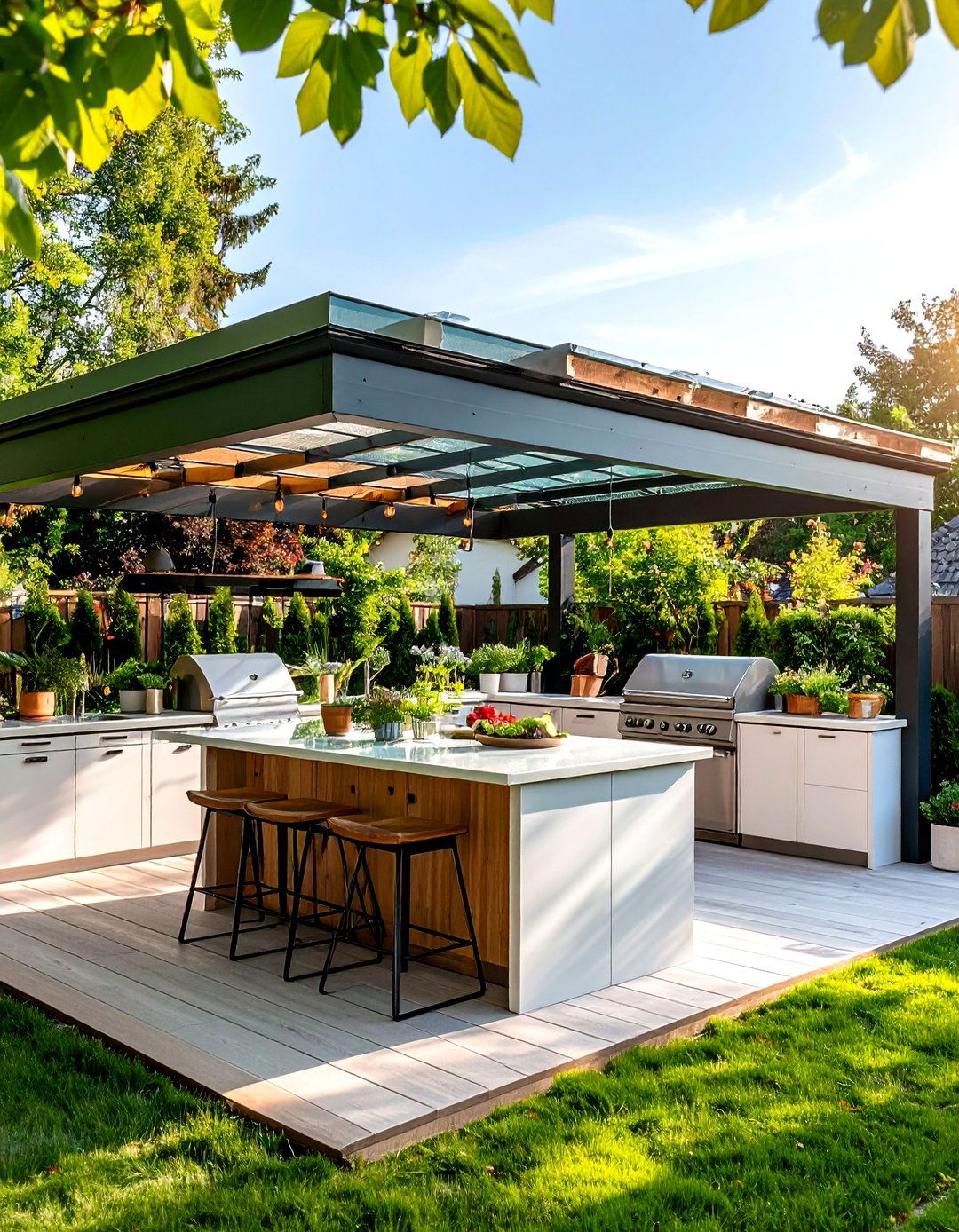 The Sustainable and Eco Friendly Kitchen - 30 backyard covered outdoor kitchen ideas