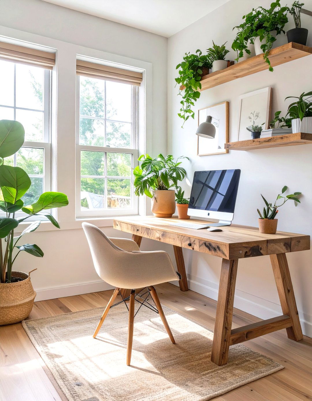 The Sustainable and Eco Luxe Home Office - 30 luxury modern home office ideas