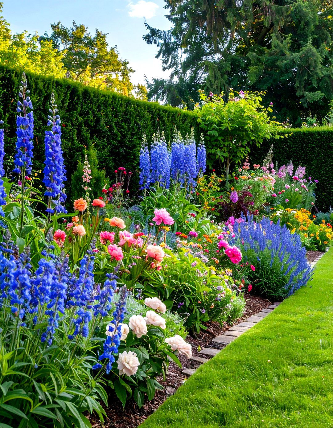 The Sweeping Perennial Border - 30 english garden ideas