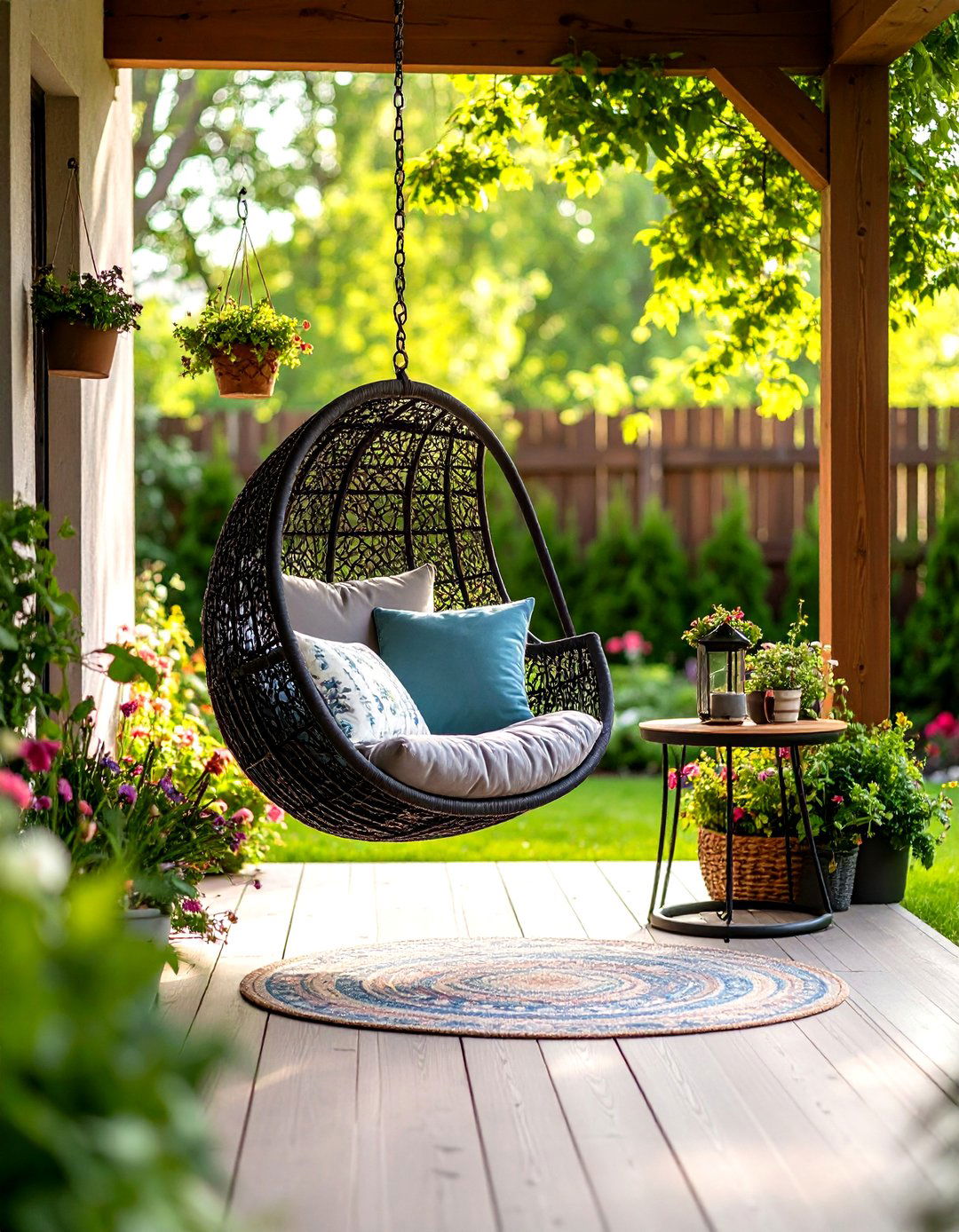 The Swing and Relax Patio - 30 easy patio ideas