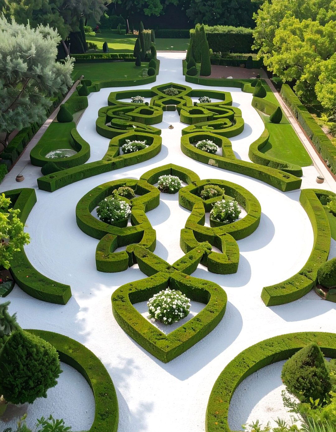 The Symmetrical Knot Garden - 30 garden design software ideas