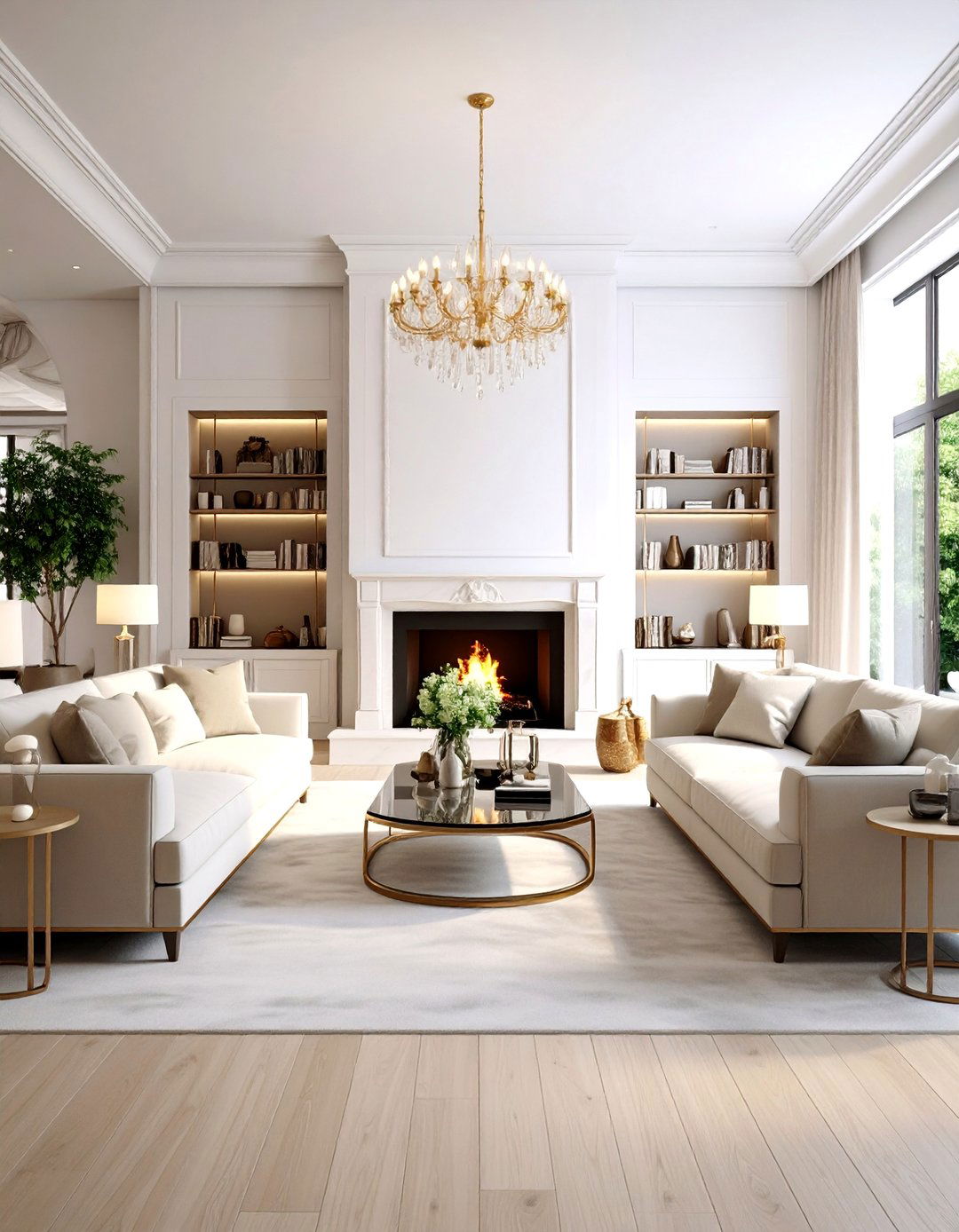 The Symmetrical Living Room Layout - 30 living room set up ideas