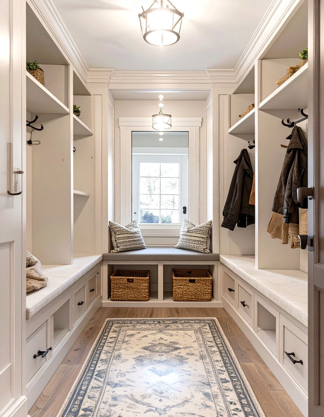 The Symmetrical Mudroom - 30 mudroom inspiration