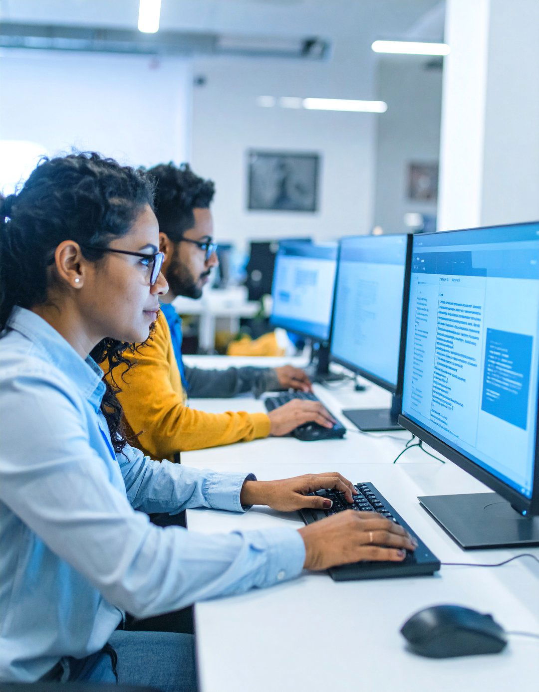 The Synchronized Typing Challenge - 30 office olympics ideas