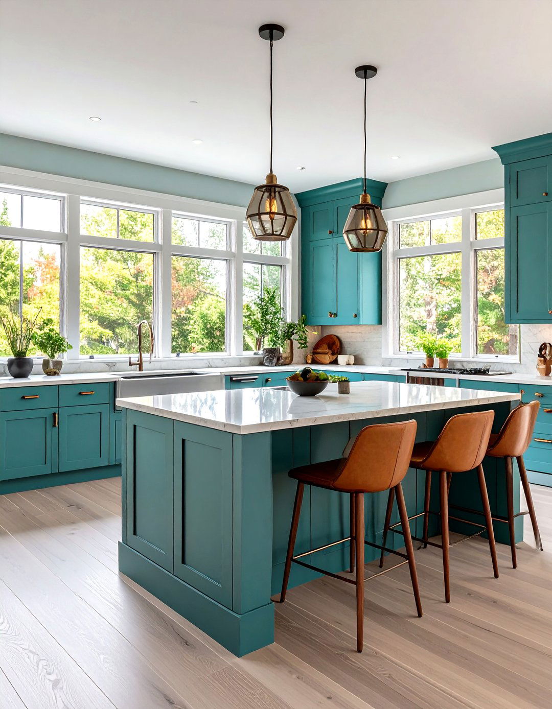 The T Shaped Multi Zone Kitchen Island - 30 kitchen islands ideas