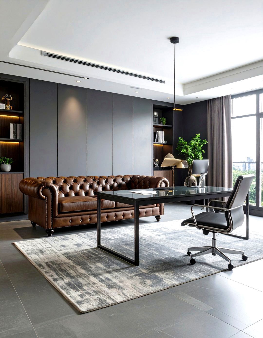 The Tailored Masculine Mix - 30 eclectic interior design ideas