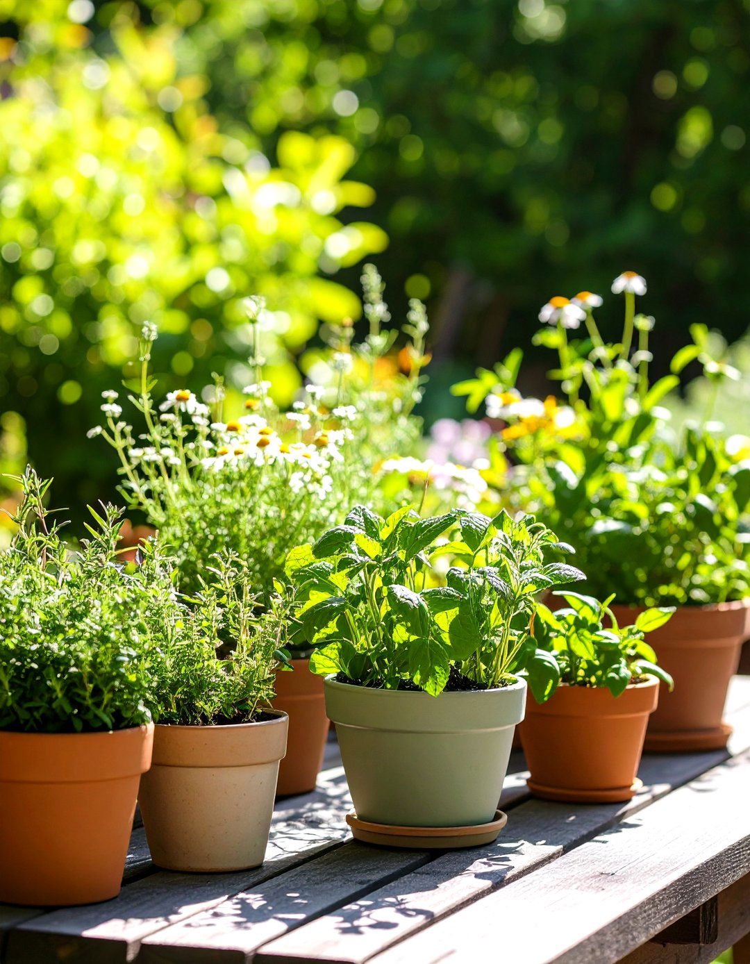 The Tea Garden Planters - 30 above ground garden ideas