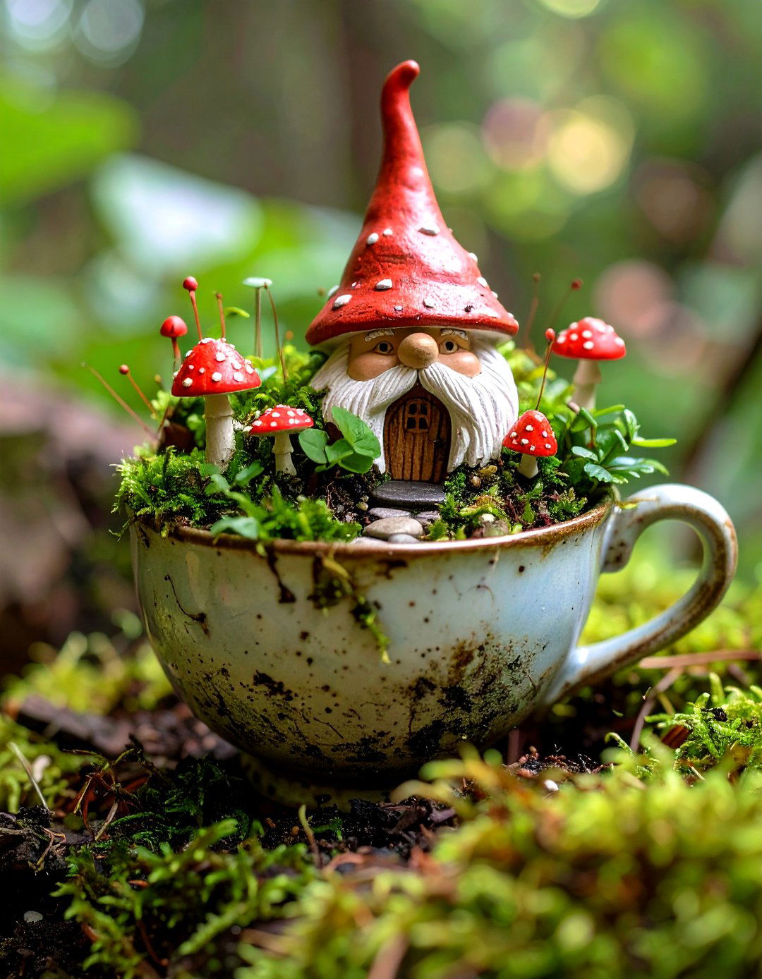 The Teacup Gnome Garden - 30 gnome garden ideas