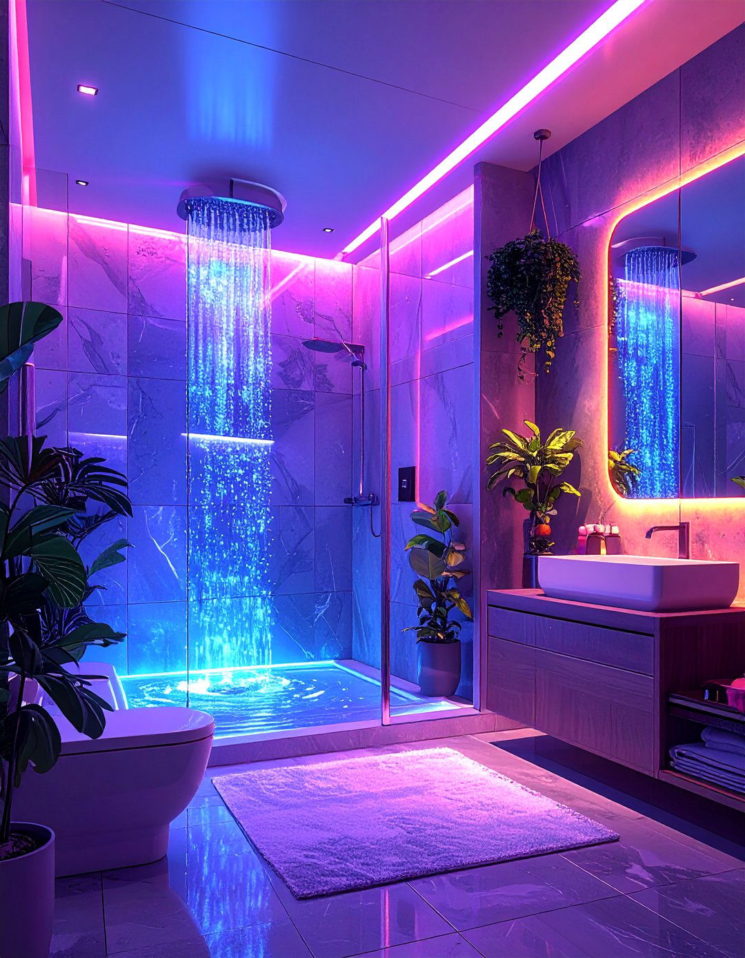 The Tech Forward Smart Bathroom - 30 bathroom renovation ideas