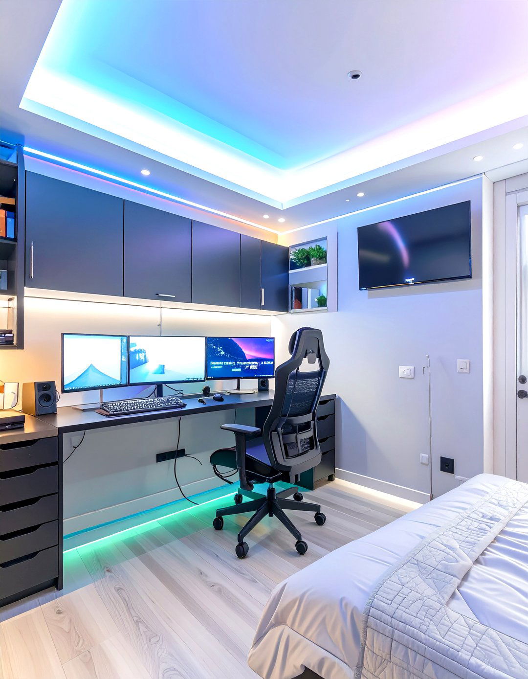 The Tech Forward Smart Dorm - 30 dorm room ideas for guys
