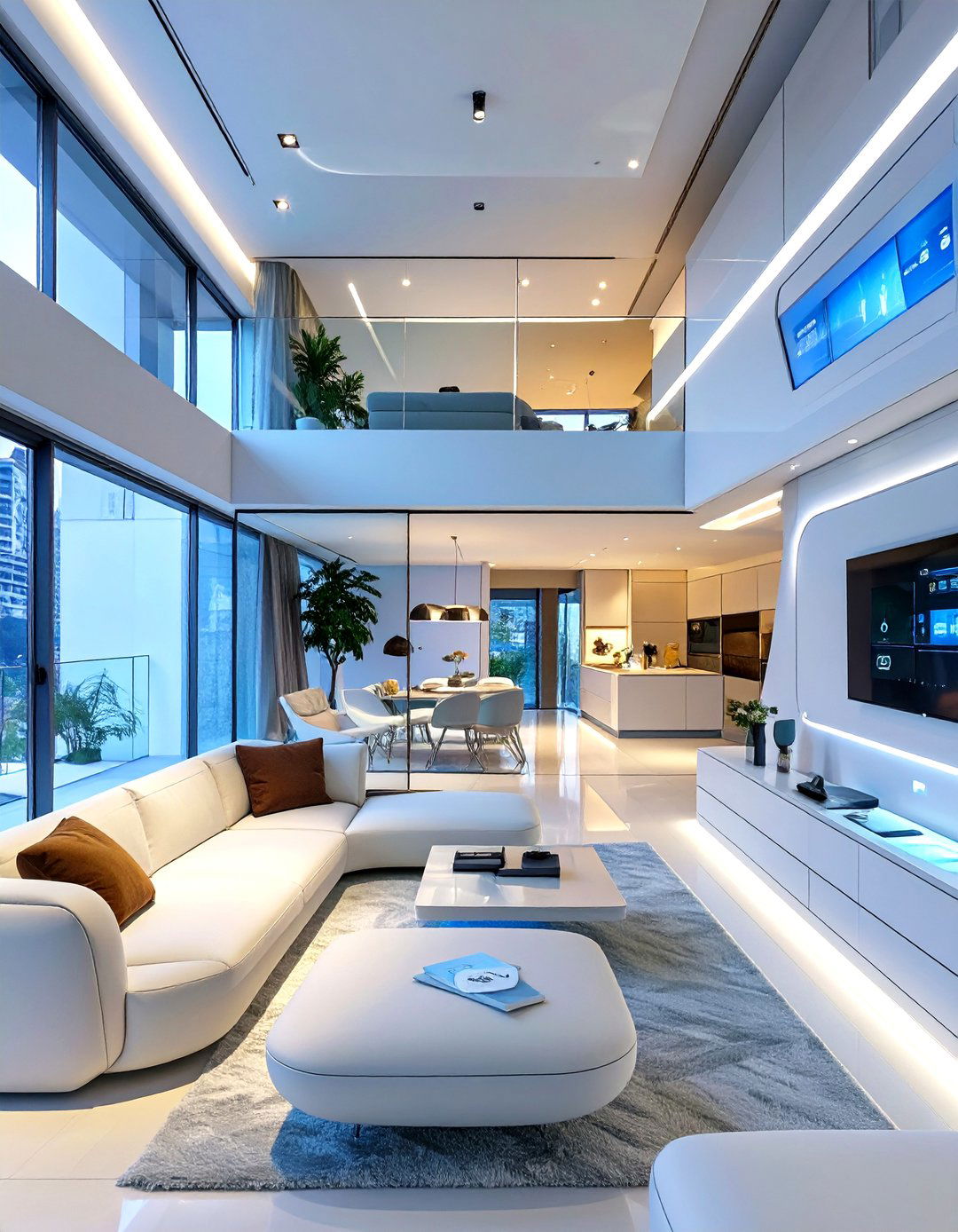 The Tech Infused Futuristic Apartment - 30 home design games ideas