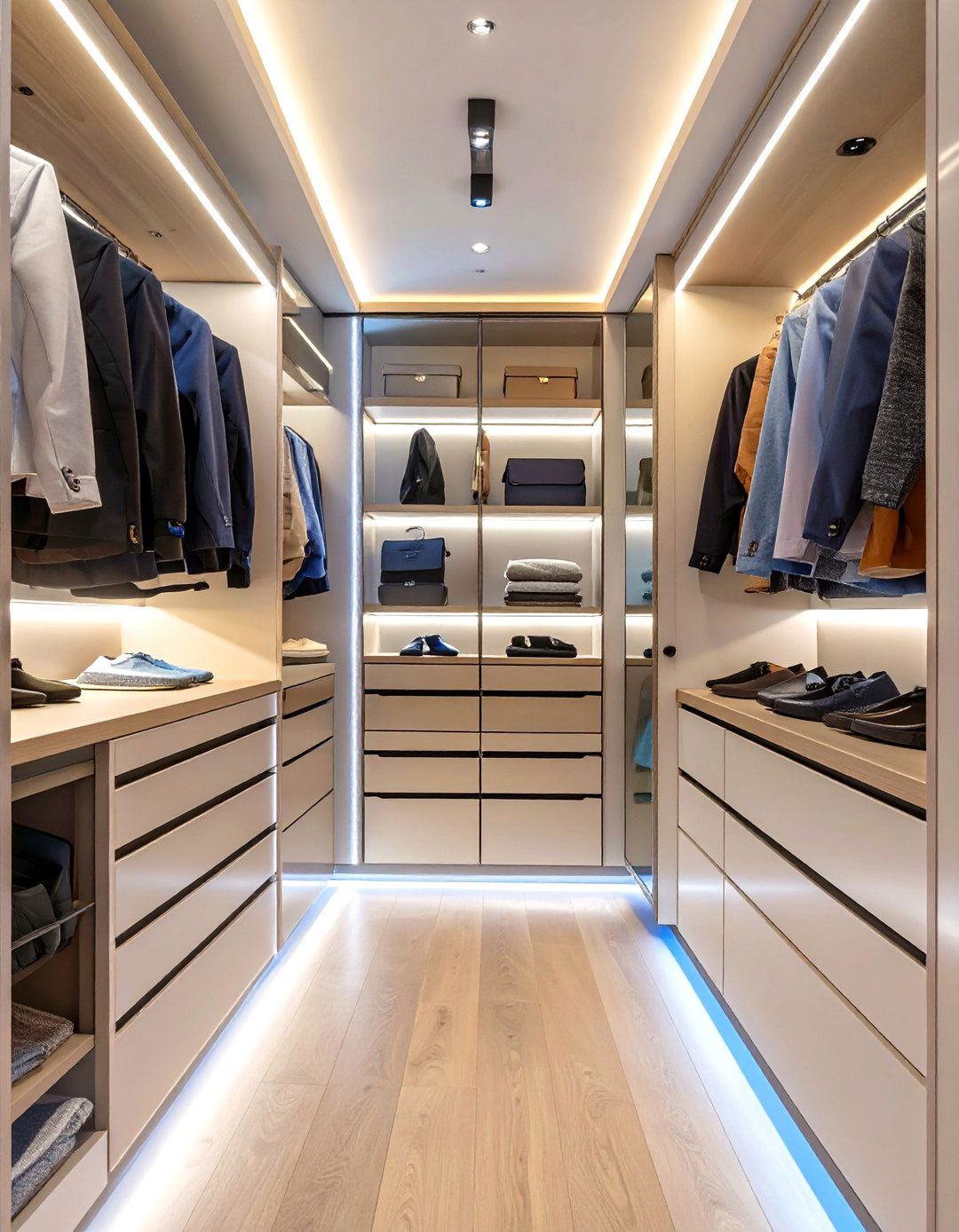 The Tech Integrated Smart Closet - 30 ikea closet design tool ideas