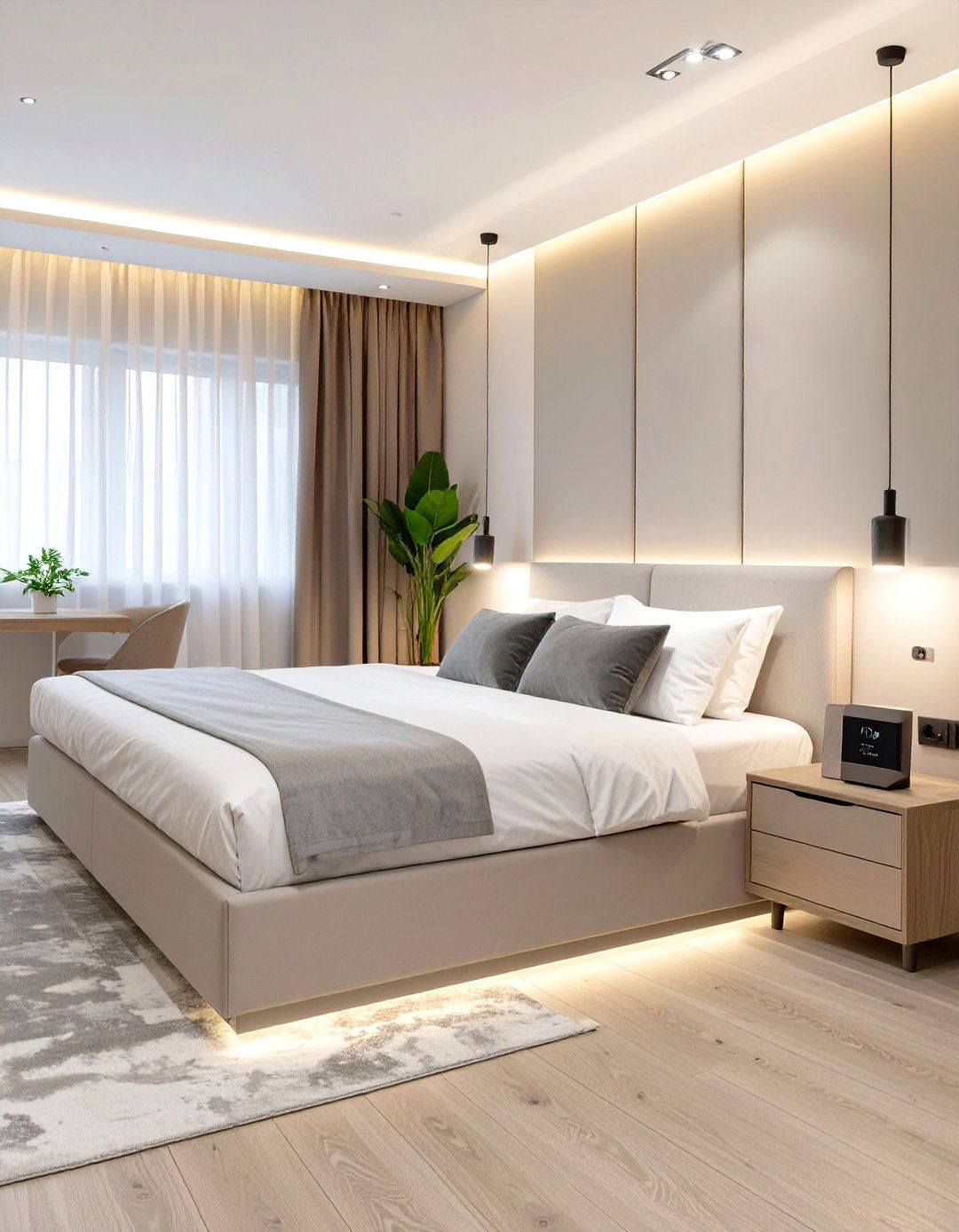 The Tech Integrated Smart Guest Bedroom - 30 modern guest bedroom ideas