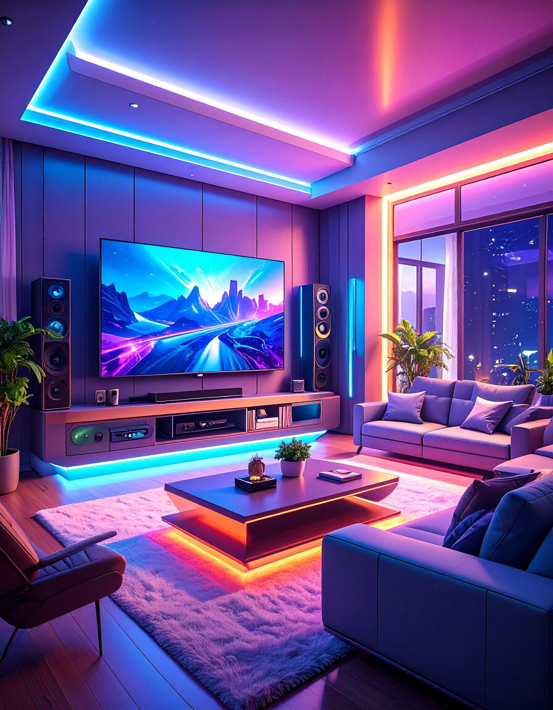 The Tech Integrated Smart Living Room - 30 apartment therapy living room ideas