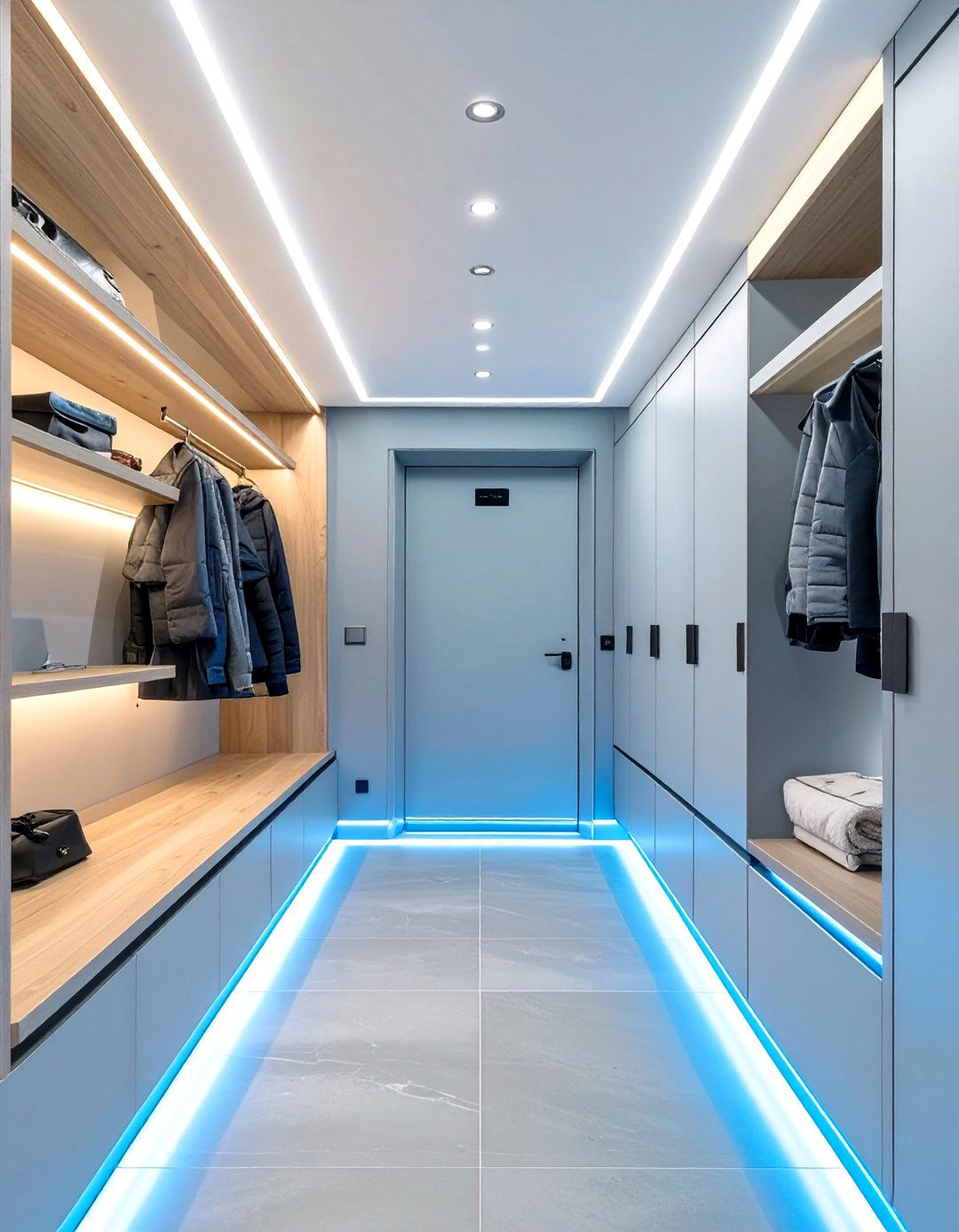 The Tech Integrated Smart Mudroom - 30 mudroom storage ideas