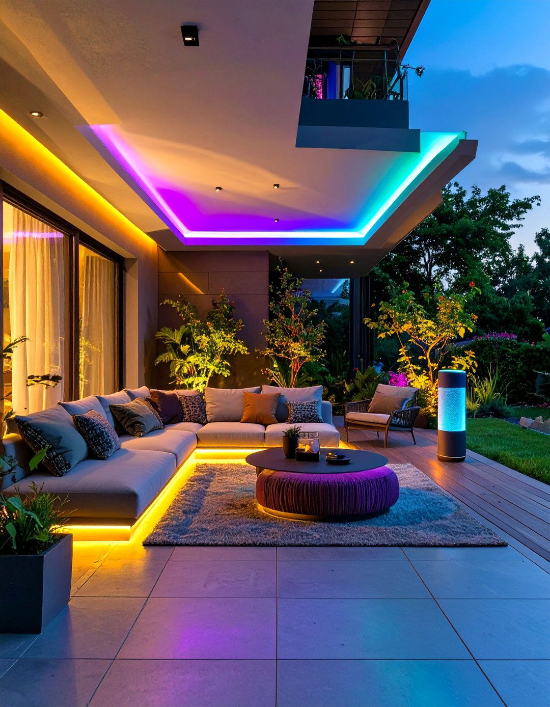 The Tech Integrated Smart Patio - 30 apartment patio ideas