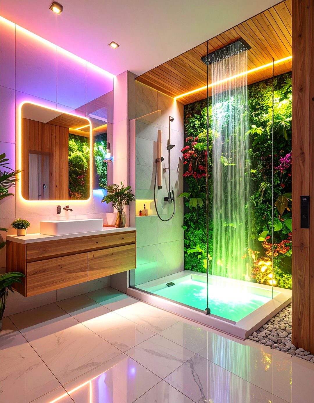 The Tech Integrated Wellness Bathroom - 30 2025 home design trends
