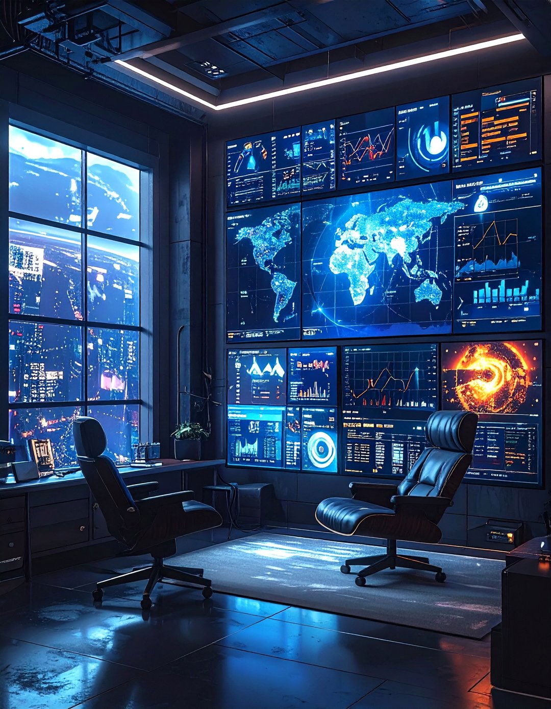 The Tech Lovers Smart Wall - 30 man cave wall ideas