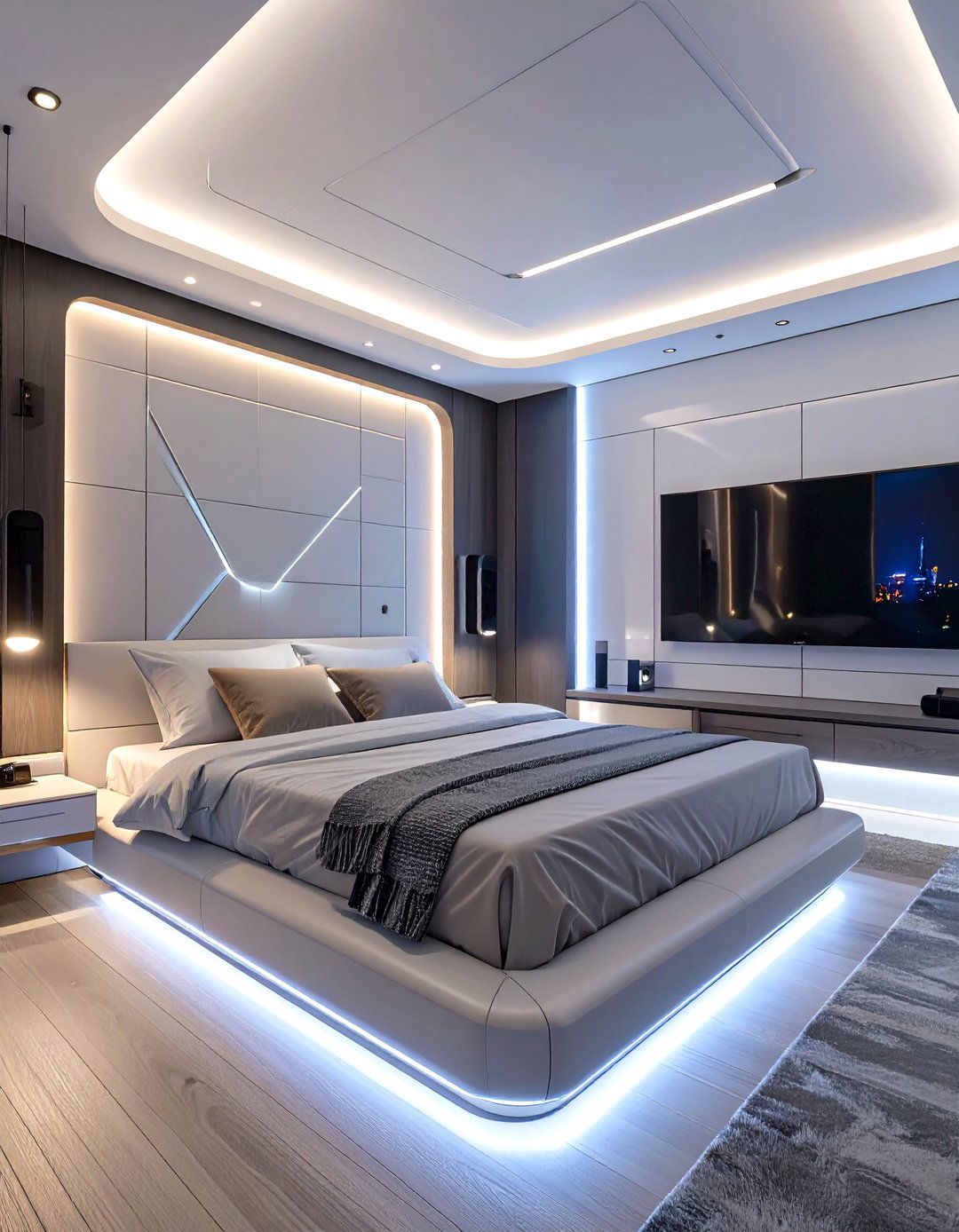 The Tech Savvy Bedroom - 30 masculine bedroom ideas